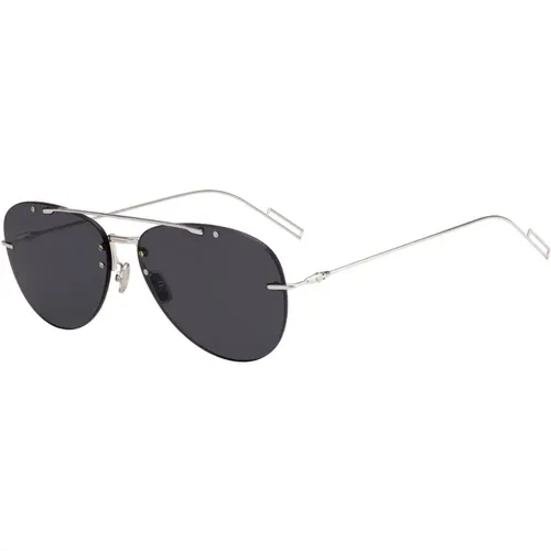 Chroma 1F Sonnenbrille Silber/Grau , Herren, Größe: 62 MM - Dior - Modalova