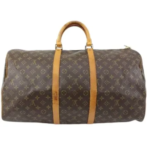 Pre-owned Keepall 55 Monogram Bag , female, Sizes: ONE SIZE - Louis Vuitton Vintage - Modalova