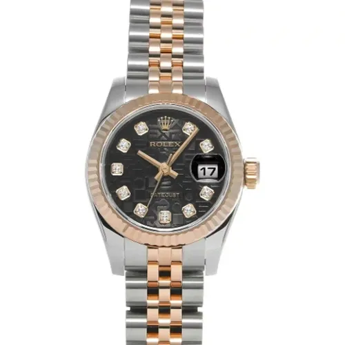 Pre-owned Stainless Steel watches , female, Sizes: ONE SIZE - Rolex Vintage - Modalova