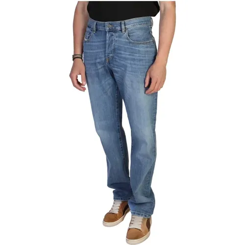 Herren Regular Fit Jeans aus Baumwollmischung - Diesel - Modalova