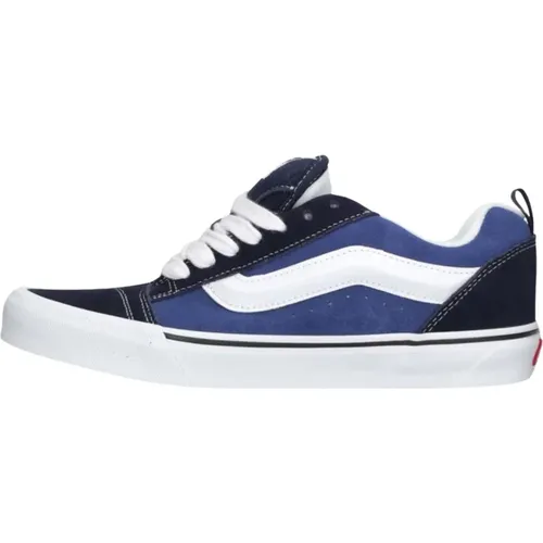 Casual Blaue Wildleder Low Top Sneakers , Herren, Größe: 41 EU - Vans - Modalova