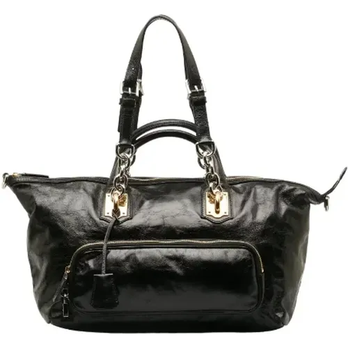 Pre-owned Leather shoulder-bags , female, Sizes: ONE SIZE - Dolce & Gabbana Pre-owned - Modalova