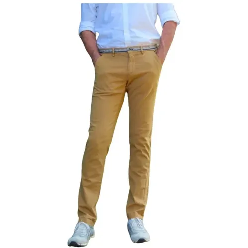 Slim Chino Hose , Herren, Größe: S - Mason's - Modalova