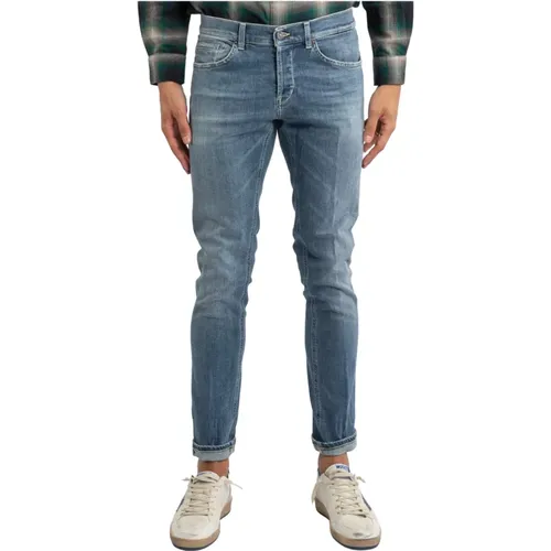 Blaue Jeans-Style , Herren, Größe: W30 - Dondup - Modalova