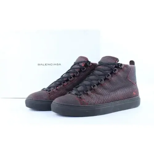 Pre-owned Leather sneakers , female, Sizes: 7 UK - Balenciaga Vintage - Modalova