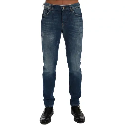 Wash Slim Fit Jeans , male, Sizes: W40 - Frankie Morello - Modalova