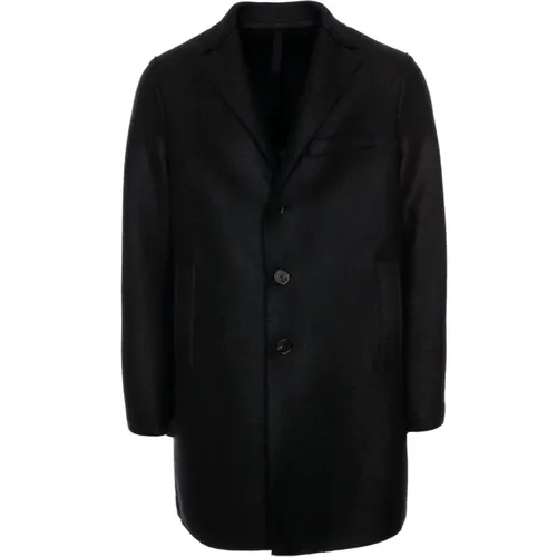 Single-Breasted Coats , male, Sizes: XL, M, S - Harris Wharf London - Modalova