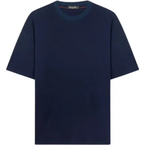 Luxury Cashmere Silk T-shirt , male, Sizes: 2XL - Loro Piana - Modalova