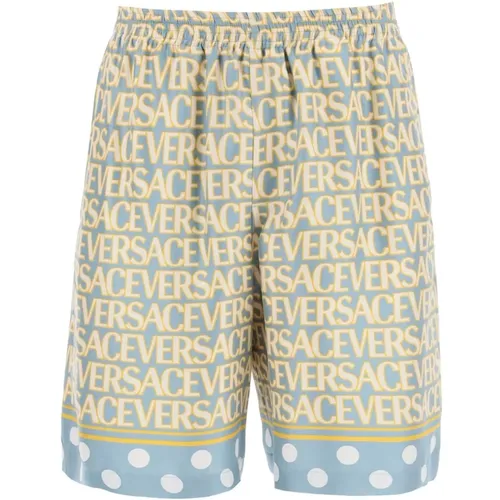 Stylische Sommer Shorts für Männer , Herren, Größe: M - Versace - Modalova