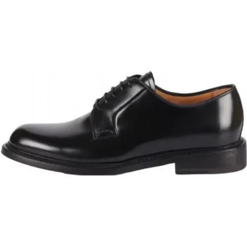 Gebürstete Leder-Derby-Schuhe mit runder Zehenpartie , Herren, Größe: 41 EU - Barrett - Modalova