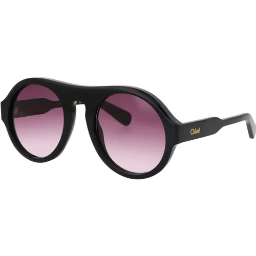 Stylische Sonnenbrille mit Modell Ch0151S - Chloé - Modalova