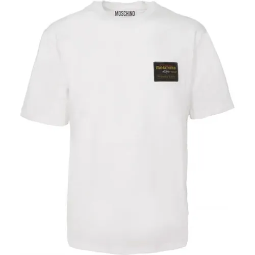 Weiße T-Shirts und Polos Moschino - Moschino - Modalova