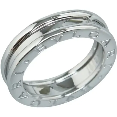 Pre-owned White Gold rings , female, Sizes: ONE SIZE - Bvlgari Vintage - Modalova