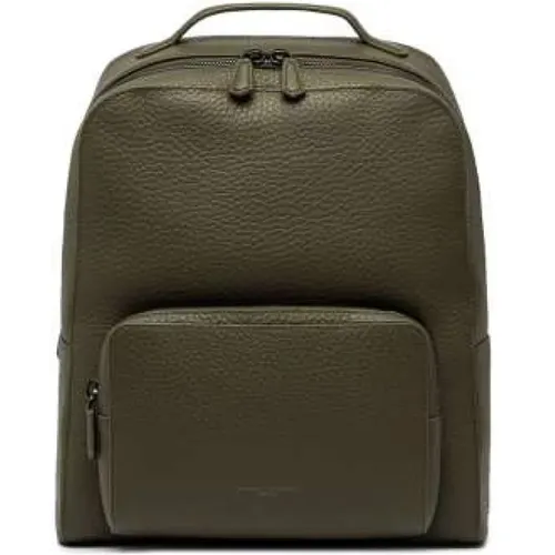 Minimalist Leather Backpack , male, Sizes: ONE SIZE - Gianni Chiarini - Modalova