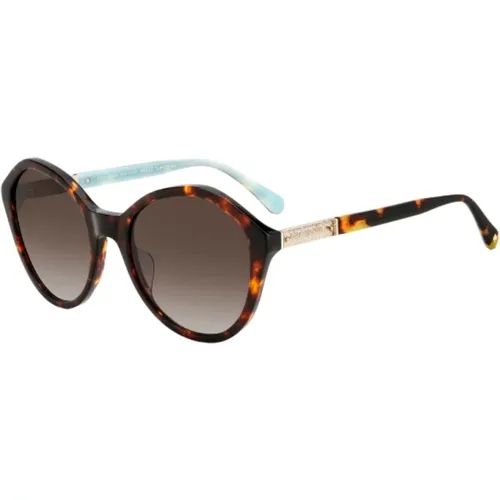 Braune Acetat Sonnenbrille für Frauen - Kate Spade - Modalova