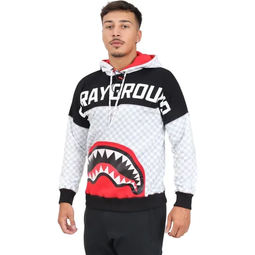 Weißer Hoodie Tech Pullover , Herren, Größe: S - SPRAYGROUND - Modalova