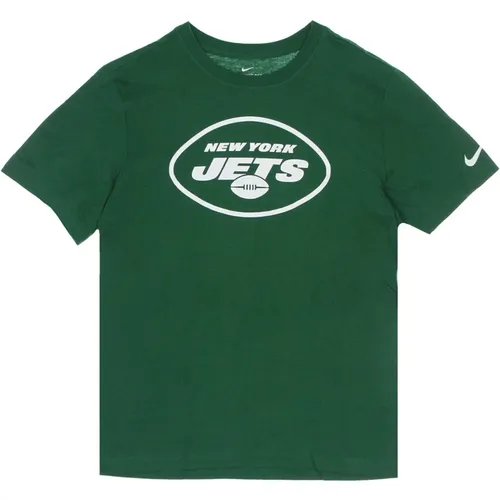 NY Jets Logo Tee Essential Collection , Herren, Größe: XL - Nike - Modalova