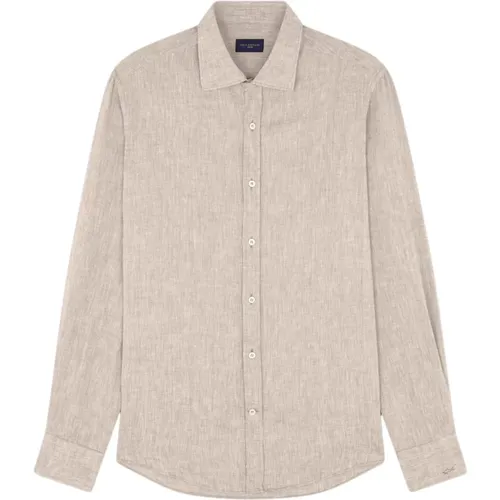 Camicia in lino , male, Sizes: 5XL, XL, 2XL - PAUL & SHARK - Modalova
