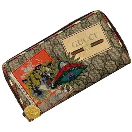 Pre-owned Leather wallets , female, Sizes: ONE SIZE - Gucci Vintage - Modalova