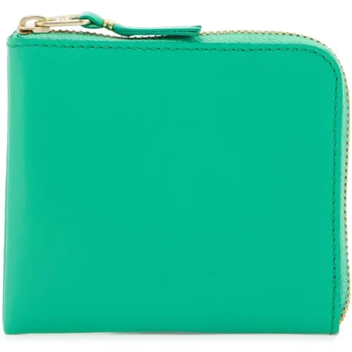 Leder Zip Around Wallet Portfolio - Comme des Garçons - Modalova