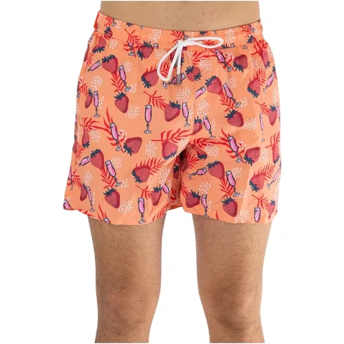 Beach Capri Boxer Shorts , male, Sizes: L, M - Suns - Modalova