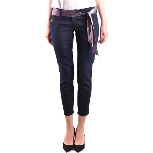 Navy Slim Fit Jeans , female, Sizes: W27 - Jacob Cohën - Modalova