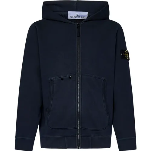 Fleece Hoodie Aw24 , male, Sizes: XL, M, S - Stone Island - Modalova