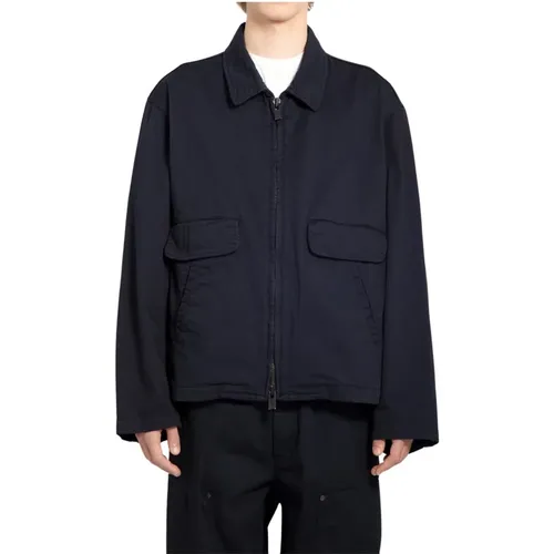 R-Single cotton shirt jacket - Yohji Yamamoto - Modalova
