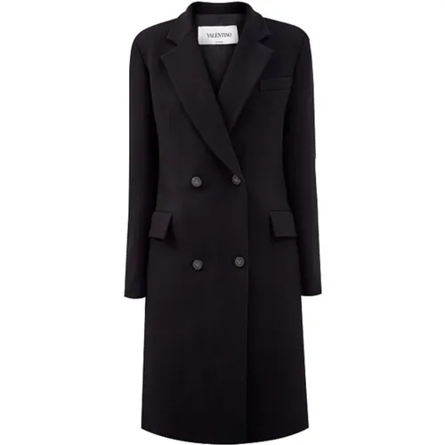 Italian Wool Coat - Made in Italy , female, Sizes: S - Valentino Garavani - Modalova