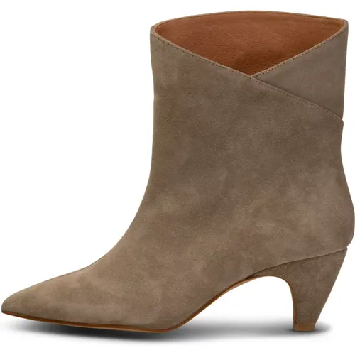Paula Suede Ankle Boot - Taupe , female, Sizes: 6 UK, 4 UK, 8 UK, 3 UK, 5 UK, 7 UK - Shoe the Bear - Modalova