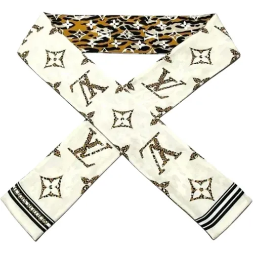 Pre-owned Silk scarves , female, Sizes: ONE SIZE - Louis Vuitton Vintage - Modalova