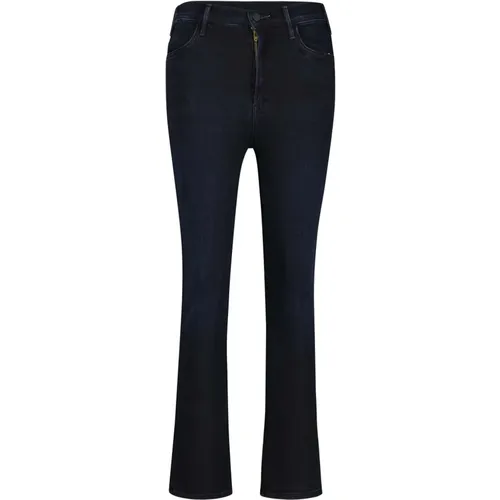 High-Waisted Flared Jeans , female, Sizes: W33 - Mother - Modalova