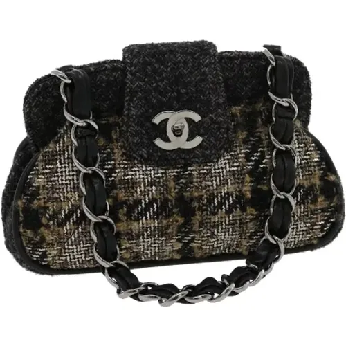 Gebrauchte Graue Wollhandtasche - Chanel Vintage - Modalova