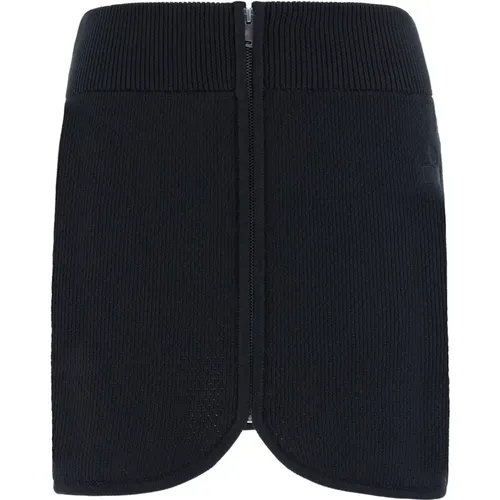 Ribbed Skirt with Front Zip , female, Sizes: M - Isabel Marant Étoile - Modalova