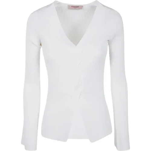 Langarmshirt , Damen, Größe: S - Twinset - Modalova