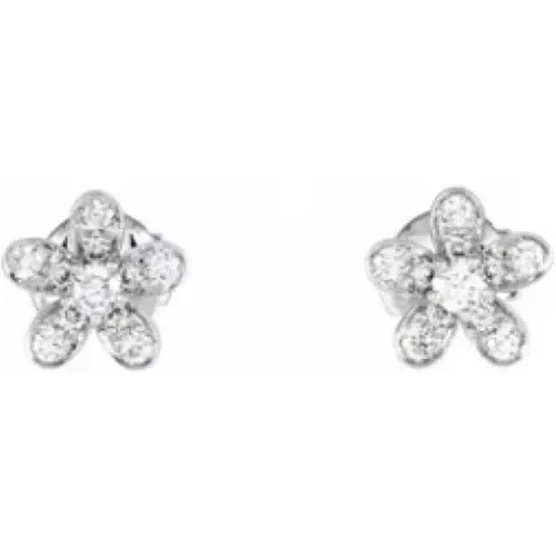 Pre-owned White Gold earrings , female, Sizes: ONE SIZE - Van Cleef & Arpels Pre-owned - Modalova