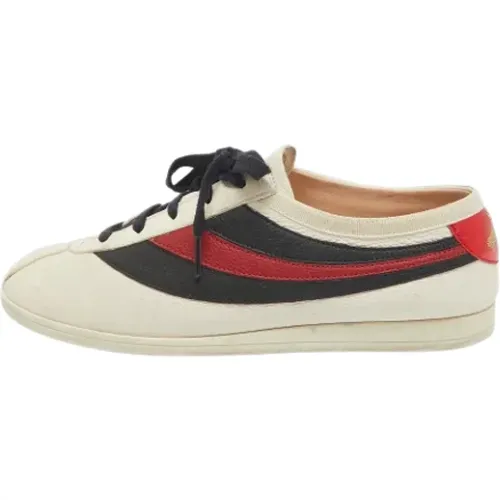 Pre-owned Leather sneakers , male, Sizes: 5 UK - Gucci Vintage - Modalova