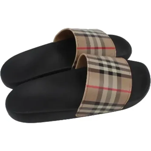 Pre-owned Stoff flats - Burberry Vintage - Modalova