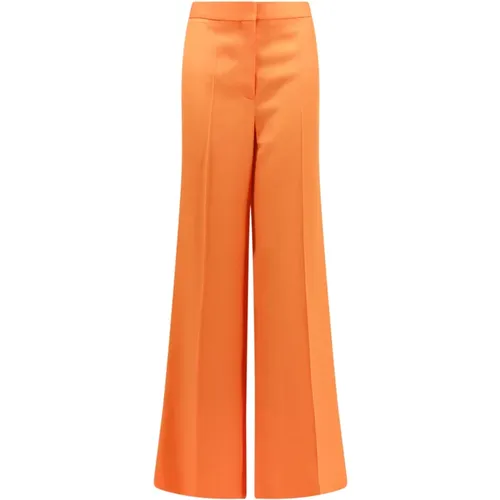 Flared Viscose Trouser , female, Sizes: XS, S - Stella Mccartney - Modalova