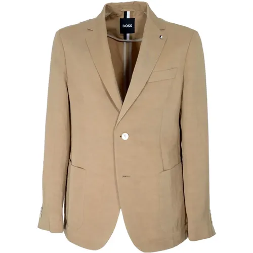 Jackets , male, Sizes: L, M - Hugo Boss - Modalova