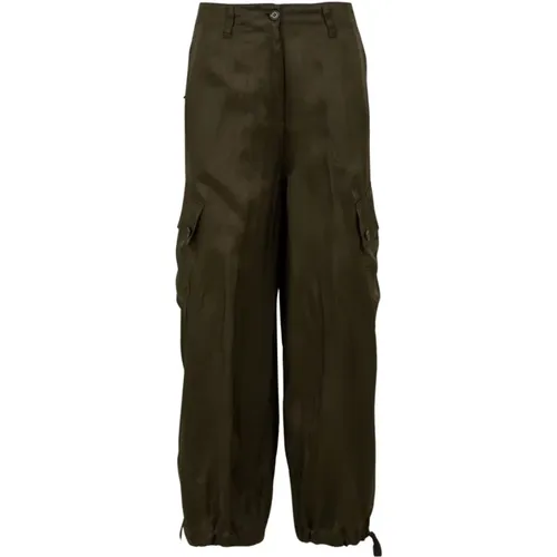 Military Style Trousers , female, Sizes: S, XS - Aspesi - Modalova