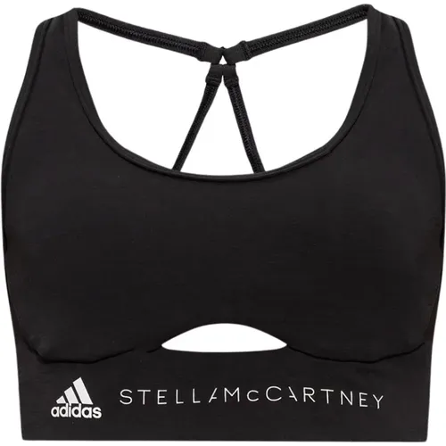 Sport-BH mit Logo , Damen, Größe: 2XS - adidas by stella mccartney - Modalova