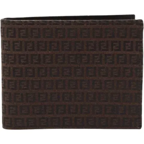 Pre-owned Leather wallets , male, Sizes: ONE SIZE - Fendi Vintage - Modalova