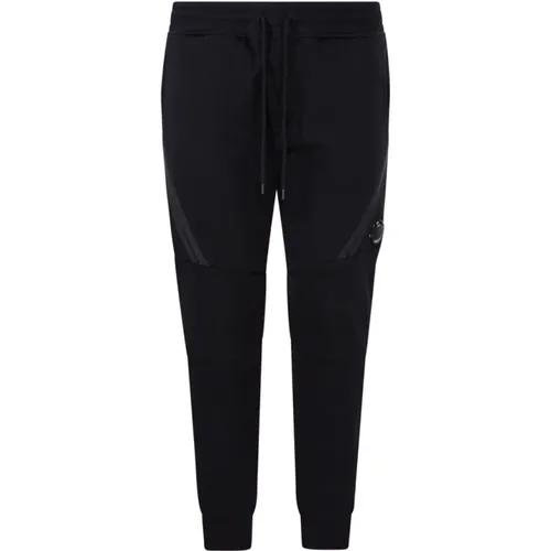 Schwarze Track Pant mit Reißverschluss , Herren, Größe: M - C.P. Company - Modalova