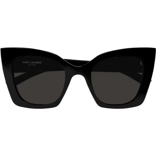 Ultra Feminine Cat Eye Sunglasses , female, Sizes: ONE SIZE - Saint Laurent - Modalova