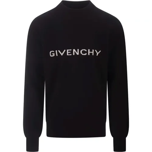 Wool Crew-Neck Pullover Sweater , male, Sizes: L, M - Givenchy - Modalova