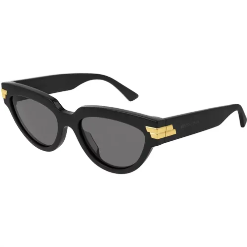 Cat Eye Sunglasses - Timeless Elegance , unisex, Sizes: 55 MM - Bottega Veneta - Modalova