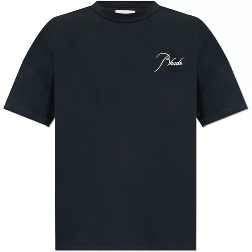 T-Shirt mit gesticktem Logo Rhude - Rhude - Modalova