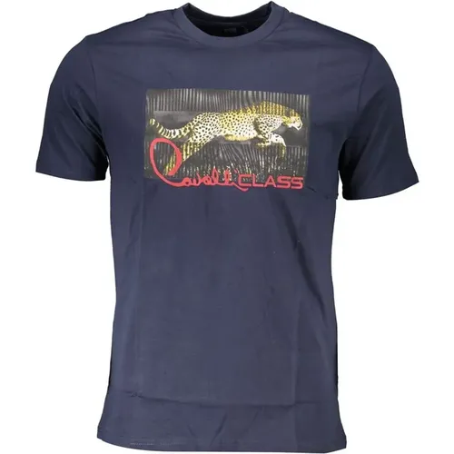 Cotton Printed T-Shirt , male, Sizes: 2XL, 3XL, XL, L - Cavalli Class - Modalova