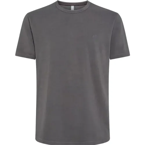 Grey Piquet T-shirts and Polos , male, Sizes: 2XL, S - Sun68 - Modalova